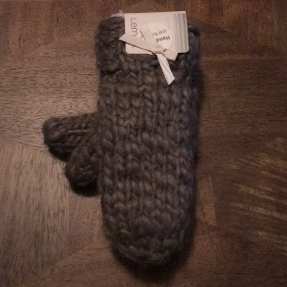 Dry Goods Accessories - Hand Made Dry Goods Lemon Mitten Knitted Gloves